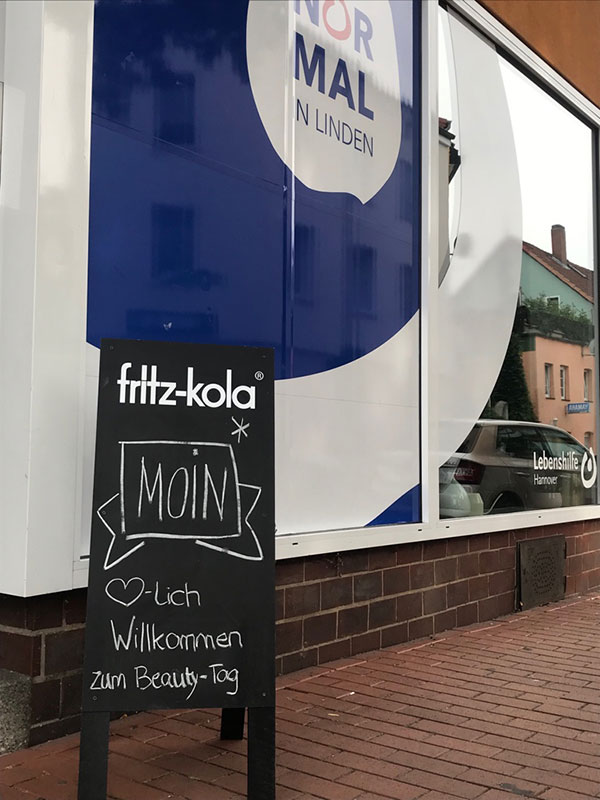 Vorbereitung einer Modenschau