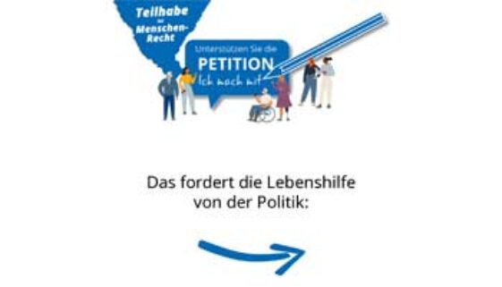Petition: Teilhabe ist Menschenrecht